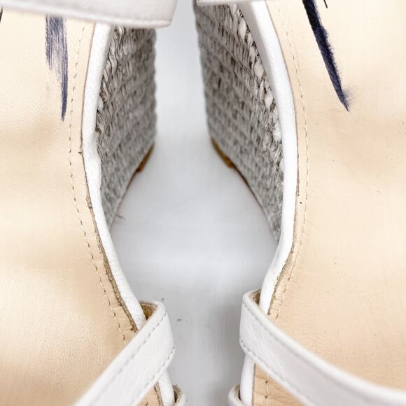 AGL Women's Dora Ankle Strap Wedge Sandal White Plumba Size US 11 EU 41 - Picture 14 of 14